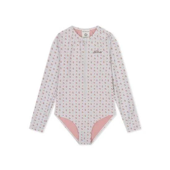 Plavky s dlouhým rukávem s UPF 50+ Cozy Hearts