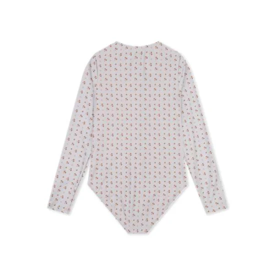 Plavky s dlouhým rukávem s UPF 50+ Cozy Hearts