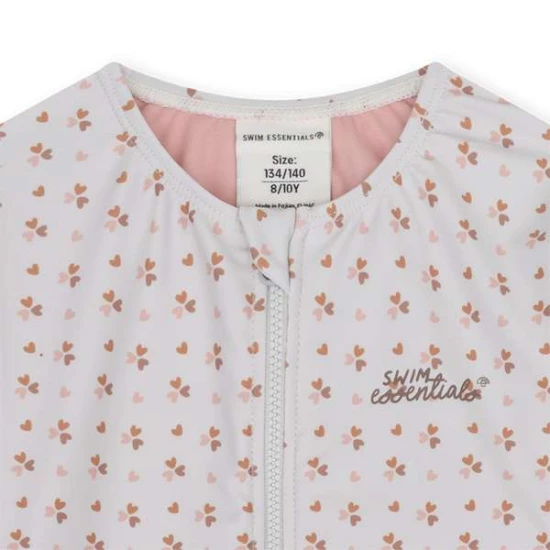 Plavky s dlouhým rukávem s UPF 50+ Cozy Hearts