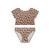 Bikiny Crop Top s UPF 50+ Wild Flower