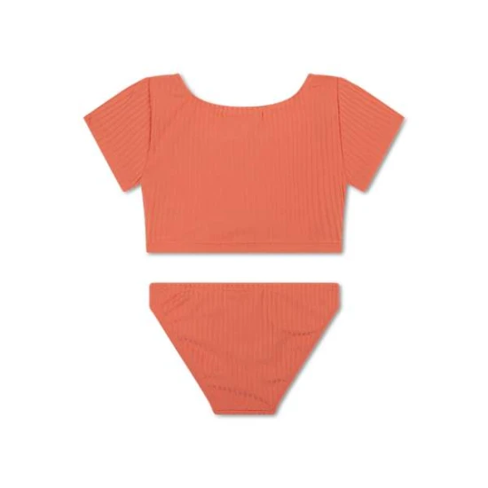 Bikini Crop Top s UPF 50+ Pink Bay Swim Essentials