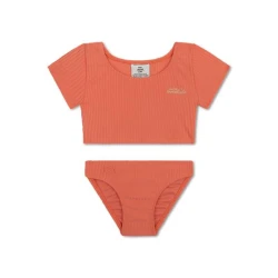 Bikini Crop Top s UPF 50+ Pink Bay