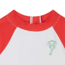 Koupací tričko s UPF 50+ Catch of the Day Červené