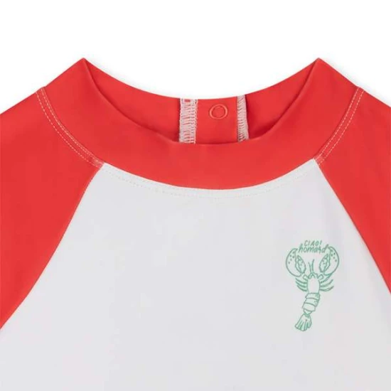 Koupací tričko s UPF 50+ Catch of the Day Červené