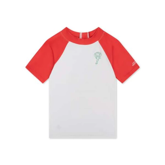 Koupací tričko s UPF 50+ Catch of the Day Červené