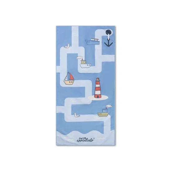 Plážová osuška z mikrovlákna Little Seagull 135 × 65 cm
