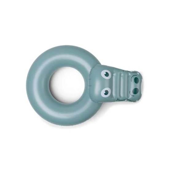Nafukovací kruh ve tvaru zeleného krokodýla – zábavná letní hračka pro děti od Swim Essentials