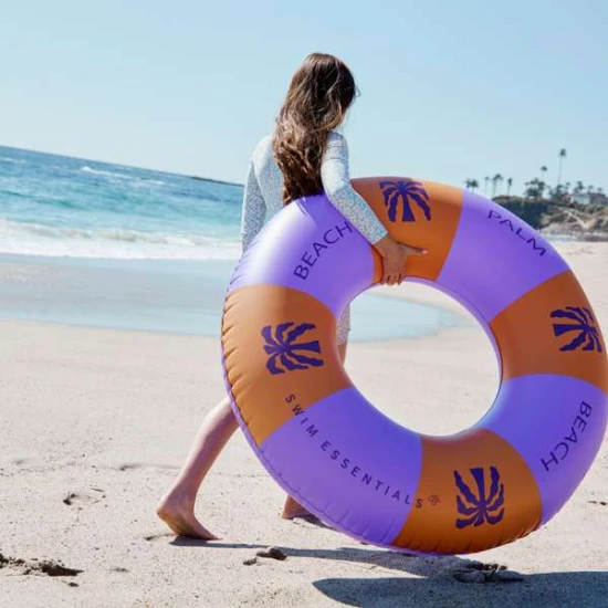 Nafukovací kruh Palm Trees 120 cm Swim Essentials motiv palem