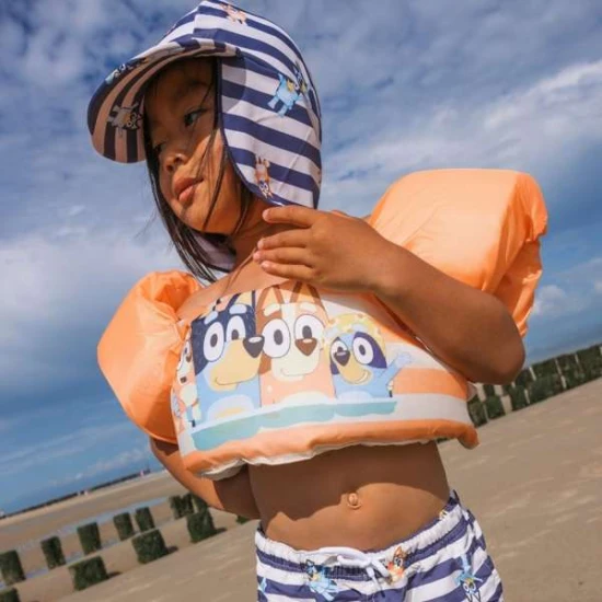 Stylová a bezpečná plovací vesta s rukávy pro děti Swim Essentials Bluey