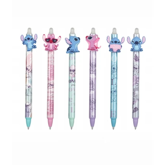 Gumovatelné pero Disney Stitch v pastelovém designu