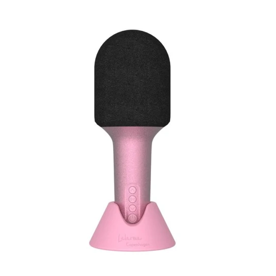 Růžový mikrofon Glitter Grove Rose – Bluetooth mikrofon se třpytkami, hlasovými efekty a zábavou pro děti.