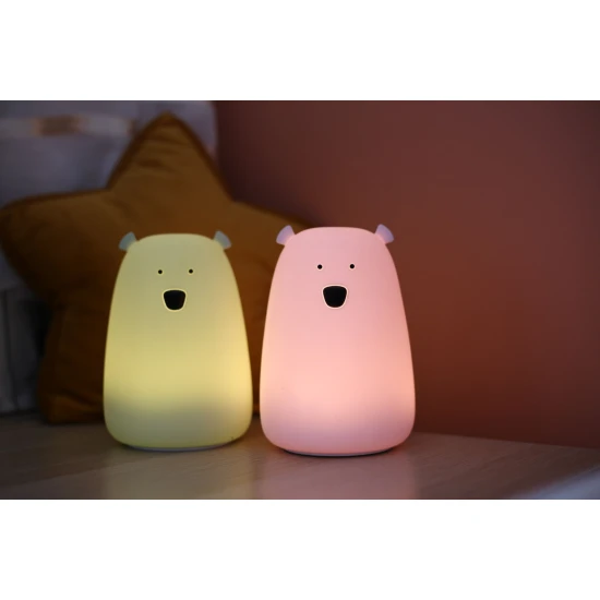 Dětská dotyková lampa Velký medvídek Zelený