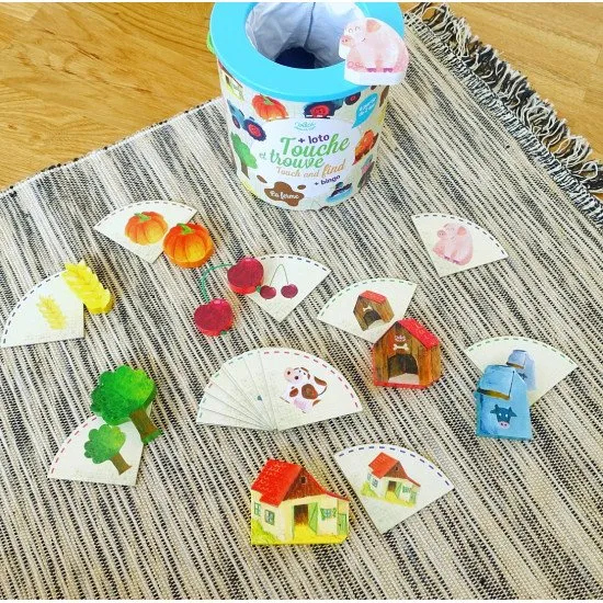 Vilac Hmatej a najdi Farma Druhá verze bestselleru didaktické hry Hmataj a najdi.