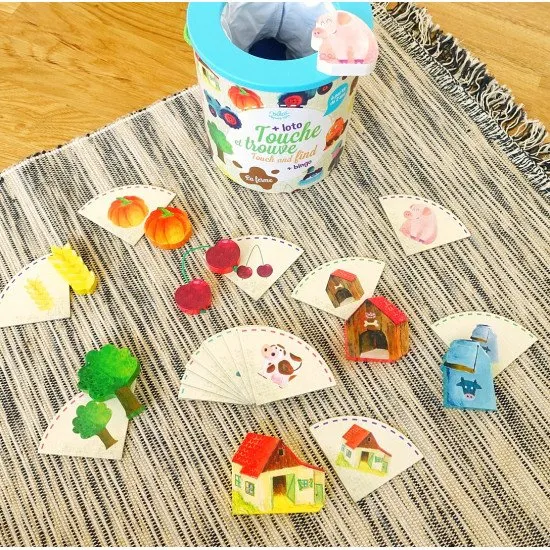 Vilac Hmatej a najdi Farma Druhá verze bestselleru didaktické hry Hmataj a najdi.