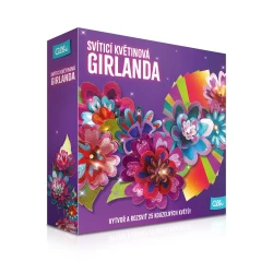 DIY Svíticí květinová girlanda
