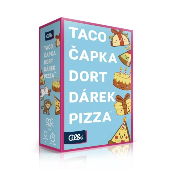 Albi Taco čapka dort dárek pizza – model AB-14883
