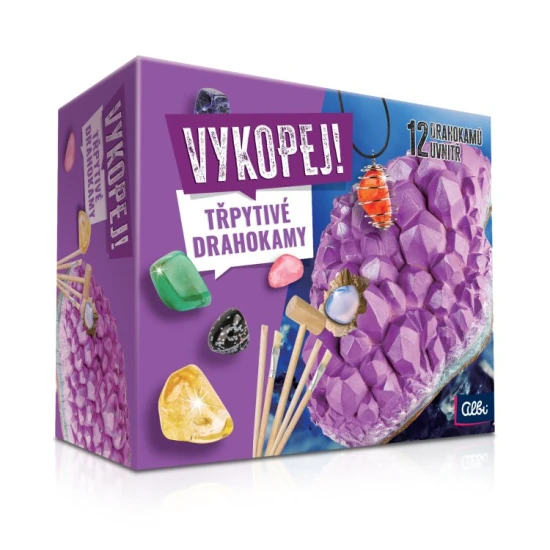 Albi Vykopej! Třpytivé drahokamy – model AB-39712