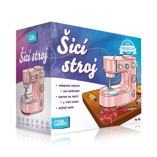 Albi Šicí stroj růžový – model AB-92864