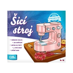 Šicí stroj růžový