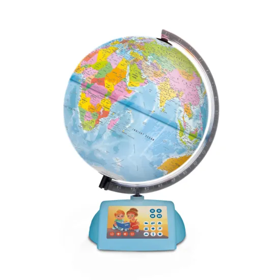 Prozkoumejte zeměkouli s mluvícím globusem! Interaktivní glóbus s podsvícením z edice Kouzelné čtení.