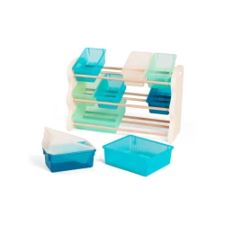 Organizér na hračky s úložnými boxy