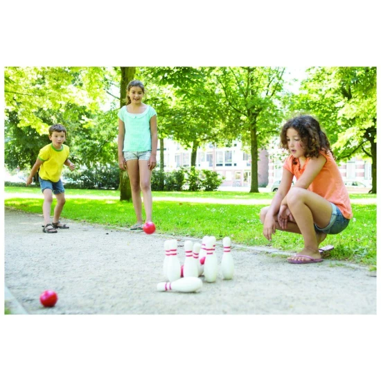 Bowling - červená & bílá – BS Toys BS_GA148