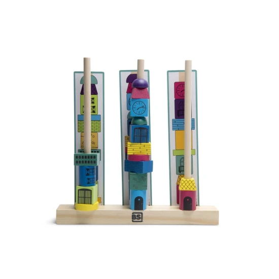 Logická hra - stavíme věže – BS Toys BS_GA370