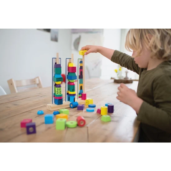 Logická hra - stavíme věže – BS Toys BS_GA370