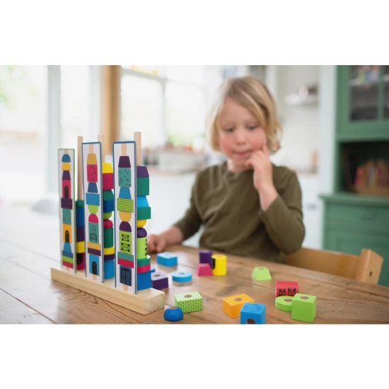 Logická hra - stavíme věže – BS Toys BS_GA370