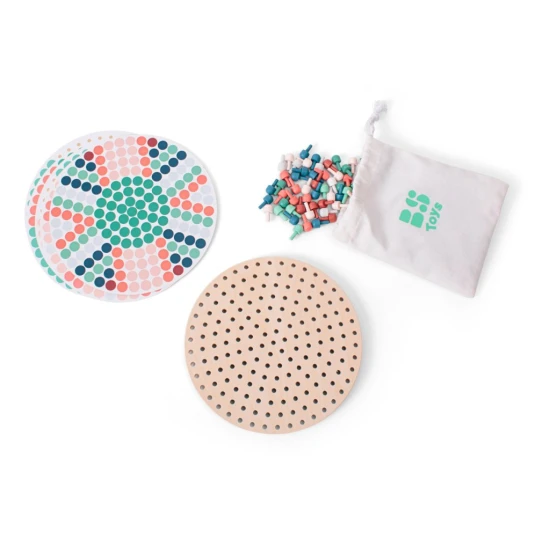 Mozaika s dřevěnými kolíčky – BS Toys BS_GA487