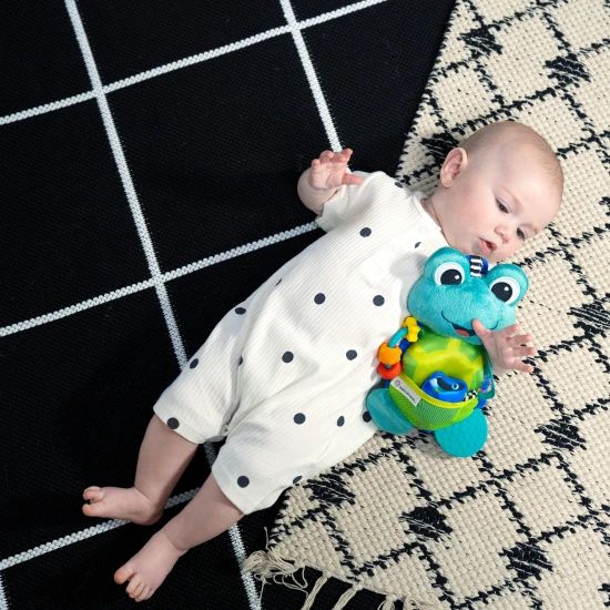 Aktivní hračka na C-kroužku želva Neptune’s Sensory Sidekick™ 0m+ Aktivní hračka na C-kroužku želva Neptune’s Sensory Sidekick™ 0m+ Baby Einstein 13156-6