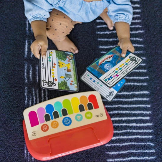 Dřevěná hudební hračka klavír Cal’s First Melodies Magic Touch HAPE 6m+ Baby Einstein 12577-6