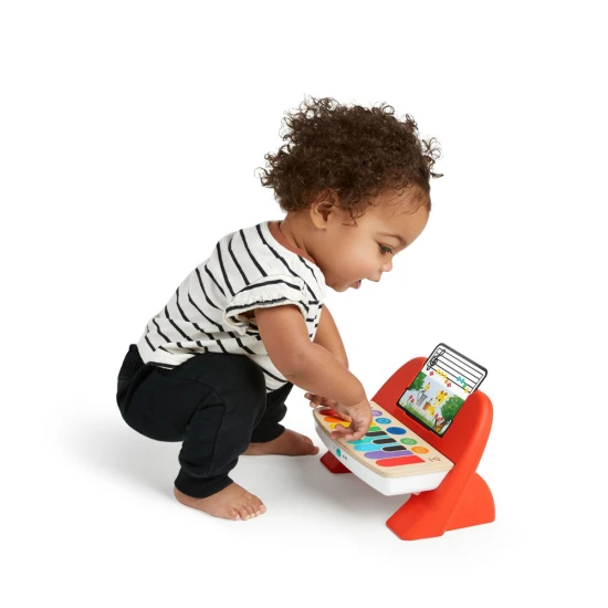 Dřevěná hudební hračka klavír Cal’s First Melodies Magic Touch HAPE 6m+ Baby Einstein 12577-6