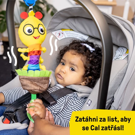 Tahací hračka s chrastítkem na C-kroužku Cal-a-Puller™ 0m+ Tahací hračka s chrastítkem na C-kroužku Cal-a-Puller™ 0m+ Baby Einstein 16887-6