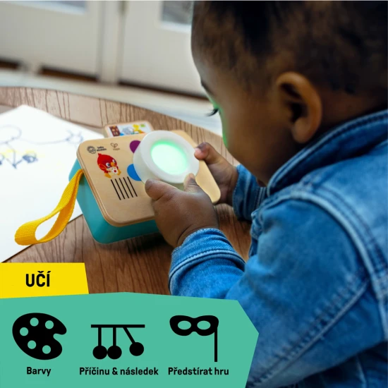 Baby Einstein Fotoaparát se zvukem Učení barev je hračkou s hračkou fotoaparát Baby Einstein.