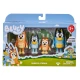 Bluey Rodina 4 ks – figurky Bluey, Bingo, Chilli a Bandit