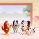 Školní dobrodružství s Bluey Škola – figurky Bluey, Chloe, Rusty a učitelky Calypso