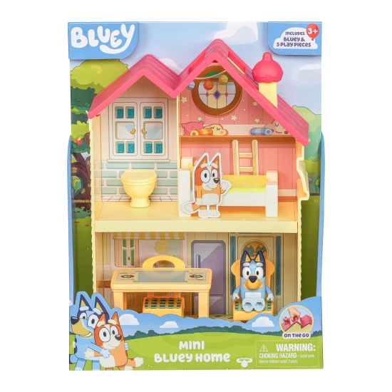 Hrací set Domeček a figurka Bluey – vytvořte si vlastní příběhy s Bluey a její rodinou.