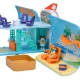 Moose Toys Bluey 3 v 1 – letadlo, hotel a loď v jednom s figurkami Bluey a Bingo.