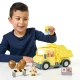 Sklápěč se 2 figurkami Bluey – hrací set s nákladním autem, figurkami Bluey a Bingo a doplňky.