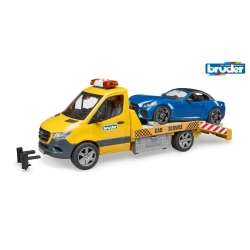 Komerční vozidla MB Sprinter přepravující auto
