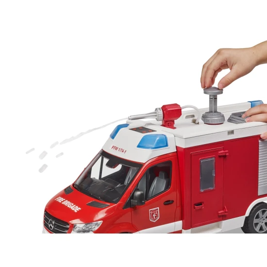 Záchranná auta hasičské MB Sprinter se světly a zvuky – Bruder 1072BRUD02680