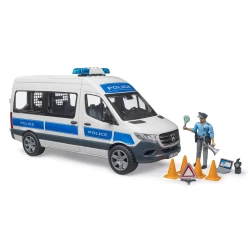 Konstrukční vozidla MB Sprinter Policie s majákem
