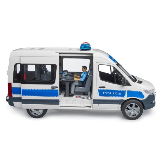 Konstrukční vozidla MB Sprinter Policie s majákem – Bruder 1072BRUD02683