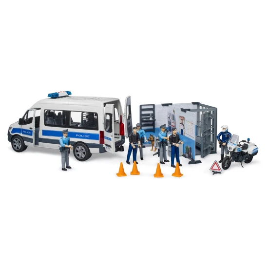Konstrukční vozidla MB Sprinter Policie s majákem – Bruder 1072BRUD02683