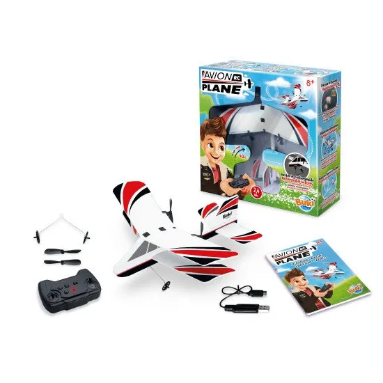 Dálkově ovládané letadlo se snadným ovládáním, Tělo je vyrobeno z protinárazové pěny.