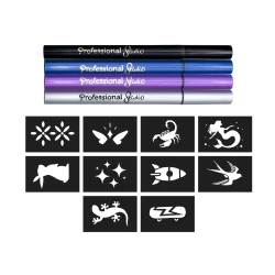 Kreativní sada Tetovací pera Silver