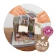 DIY květinářství Diorama Buki miniaturní obchod s květinami