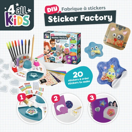 Sticker Factory: 20 originálních 3D samolepek k vytvoření