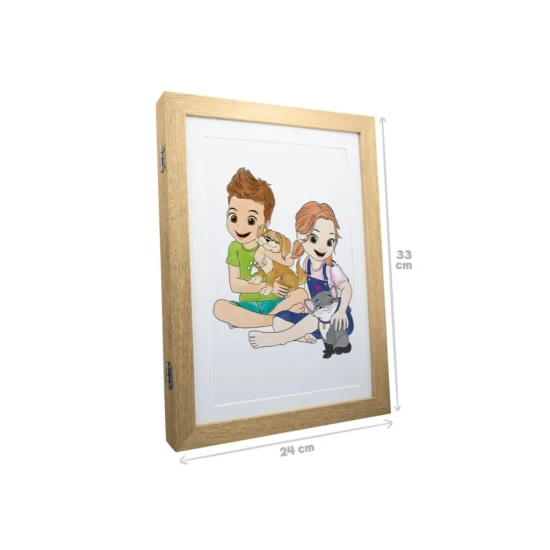 Rám na kresby – ideální pro uchování a vystavení dětských výtvorů